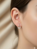 Anti Tarnish CZ Earring 14  - Image 3
