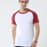 Men’s 100% Cotton Raglan Half Sleeve Top