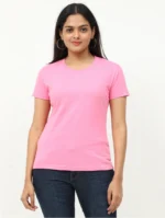Basics 160 Cotton Women’s Round Neck Short Sleeve Tee - Image 2