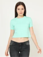 Basics 160 Cotton Crop Top - Image 2
