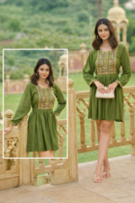 Rayon Designer Long Top - Image 8