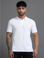 Unisex CVC Polo Short sleeve Tee - Image 2