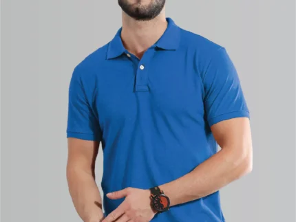 Heavy Duty Cotton Unisex Super Polo Short Sleeve Tee