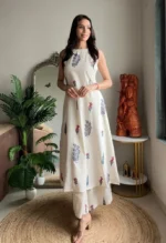 Printed Viscose Rayon Kurta Set - Image 5