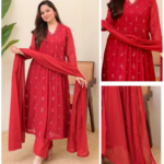 Festive Wear Silk Kurti Pant Set with Dupatta