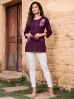 COTTON FANCY WESTERN WEAR LADIES TOP - Image 5