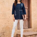 COTTON FANCY WESTERN WEAR LADIES TOP
