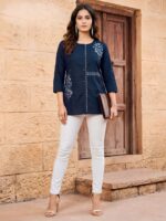 COTTON FANCY WESTERN WEAR LADIES TOP