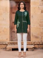 COTTON FANCY WESTERN WEAR LADIES TOP - Image 3