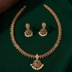 AD Diamond Finish Jewellery Set