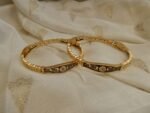 Anti Tarnish Antique gold bangles - Image 2