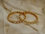 Anti Tarnish White Kundan Bangle