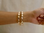 Anti Tarnish White Kundan Bangle - Image 3