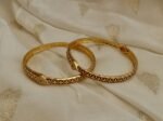 Anti Tarnish Maharani leaf luxe Kada