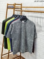 PLAIN ACID DROP SHOULDER T-SHIRTS - Image 4