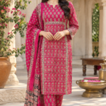 Cotton Kurti Set with Dupatta