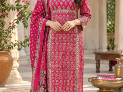 Cotton Kurti Set with Dupatta